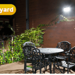 Solar garden lighting – courtyard lighting idea