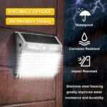 Solar motion sensor wall light 112 LED – ip65 waterproof