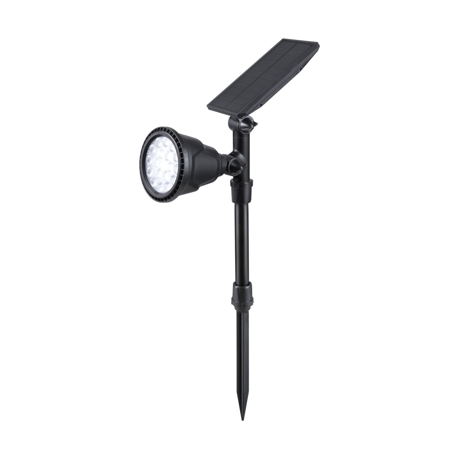 Solar spotlight 18 LED – spotlight full view