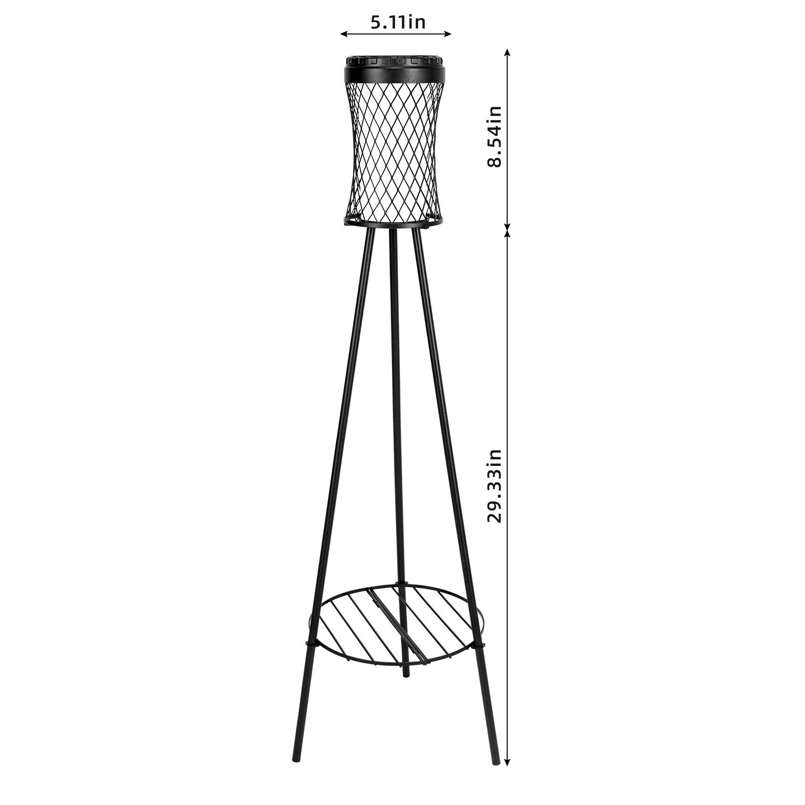 Solar floor lamp with plant stand – floor lamp design – twisted waist floor lamp dimensions inch